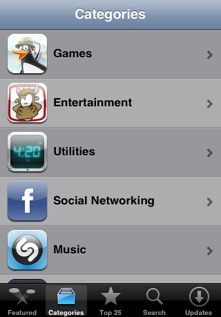 App categories